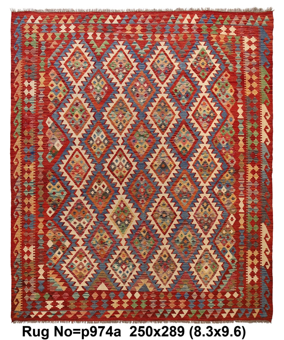 8 x 10 Vegetable Kilim Handmade Wool Flat Weave Rug: 8 x 10 Vegetable Kilim Handmade Wool Flat Weave Rug Free continental US Shipping Size in Feet: Width: 8.2 x Length: 9.6 Size in Inches: Width: 98 in x Length: 114 in Rug Type: Area Rug Colors: Multi W
