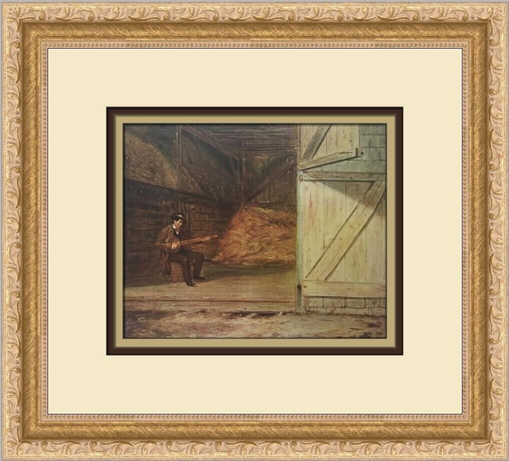 William Sidney Mount The Banjo Player Custom Framed Print: William Sidney Mount The Banjo Player Custom Framed Print Unit Of Sale: Single Piece Artist: William Sydney Mount Size: Medium Custom Bundle: No Item Length: 13 in Region Of Origin: United States Fram