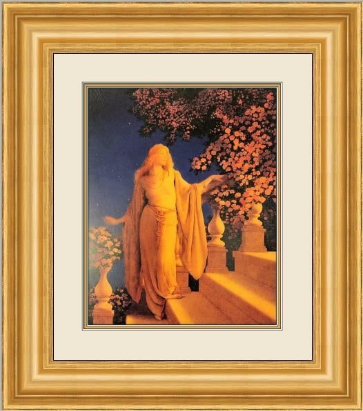 Maxfield Parrish - Enchantment Custom Framed Print: Maxfield Parrish - Enchantment Custom Framed Print Features: Framed Matted Region Of Origin: united states Item Width: 20 in Title: Enchantment Production Technique: Lithography Item Length: 20 in Ite