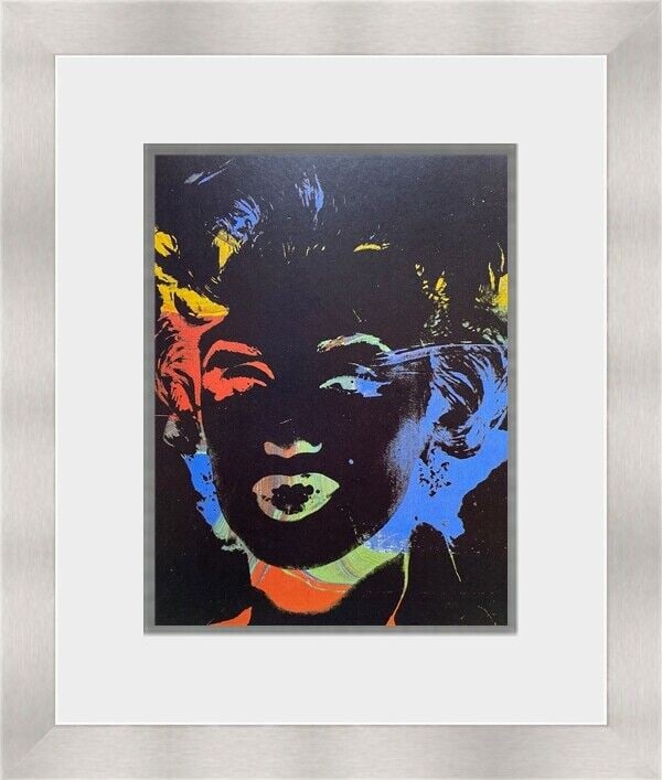 Andy Warhol Reversal Series Marilyn Mini Print Newly Custom Gallery Framed: Andy Warhol Reversal Series Marilyn Mini Print Newly Custom Gallery Framed Features: Framed Matted Region Of Origin: united states Item Width: 14 in Title: Reversal Series Marilyn Production Technique