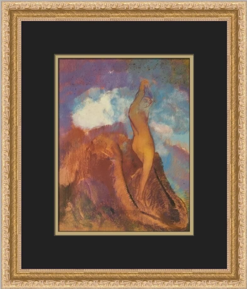 Odilon Redon Birth of Venus Custom Framed Print: Odilon Redon Birth of Venus Custom Framed Print Unit Of Sale: Single-Piece Work Artist: Odilon Redon Size: Medium (up to 36in.) Item Length: 14 in Region Of Origin: United States Framing: Matted & Fra