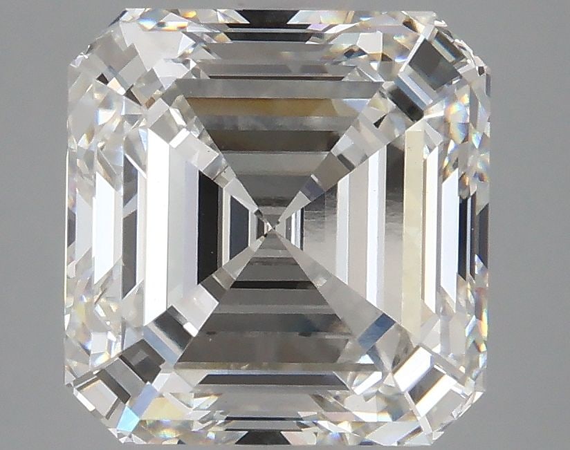 Ideal Loose Diamond - Asscher 4.72ct G VVS2: Ideal Loose Diamond - Asscher 4.72ct G VVS2 Ideal Cut: Yes Source: This is a real non-mined Diamond that has been grown in a lab Shape: Asscher Carats: 4.72 Color: G Clarity: VVS2 Ratio: 1.0295 Polish