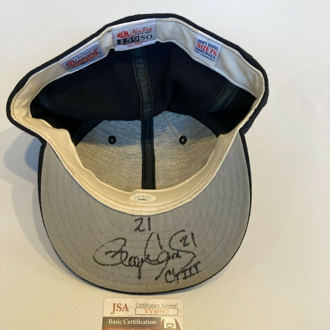 Roger Clemens #21 3X Cy Young Signed Game Issued Boston Red Sox Hat JSA COA: Roger Clemens #21 3X Cy Young Signed Game Issued Boston Red Sox Hat JSA COA Product: Hat Sport: Baseball-MLB Autograph Authentication: James Spence Authentication (JSA) Original/Reprint: Original Pre-