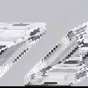 Loose Diamond - ASSCHER 3.06ct F VVS2: Loose Diamond - ASSCHER 3.06ct F VVS2 Source: This is a real non-mined Diamond that has been grown in a lab Shape: ASSCHER Carats: 3.06 Color: F Clarity: VVS2 Polish: EX Cut: EX Symmetry: EX