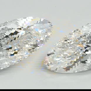 Loose Diamond - OVAL 2.17ct G VVS2: Loose Diamond - OVAL 2.17ct G VVS2 Source: This is a real non-mined Diamond that has been grown in a lab Shape: OVAL Carats: 2.17 Color: G Clarity: VVS2 Polish: EX Cut: EX Symmetry: EX Certification: