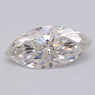 Loose Diamond - MARQUISE 5ct G VS1: Loose Diamond - MARQUISE 5ct G VS1 Source: This is a real non-mined Diamond that has been grown in a lab Shape: MARQUISE Carats: 5 Color: G Clarity: VS1 Polish: EX Cut: Symmetry: EX Certification: IGI