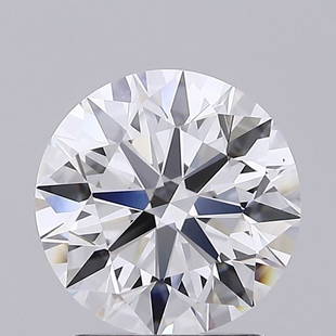 Loose Diamond - Round 2.02ct E VS2: Loose Diamond - Round 2.02ct E VS2 Source: This is a real non-mined Diamond that has been grown in a lab Shape: Round Carats: 2.02 Color: E Clarity: VS2 Ratio: 0.9913 Polish: EX Cut: EX Symmetry: EX C