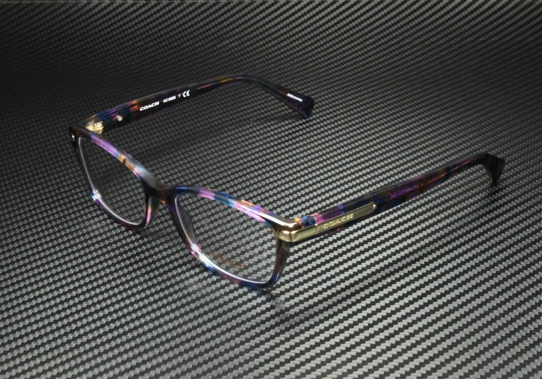 COACH HC6065 5288 Purple Tortoise Square Womens 49 mm Eyeglasses: COACH HC6065 5288 Purple Tortoise Square Womens 49 mm Eyeglasses Style: Square Type: Eyeglasses Frame Material: Acetate Frame Color: Purple New The Mynt Guarantee: All items in this auction are guaran