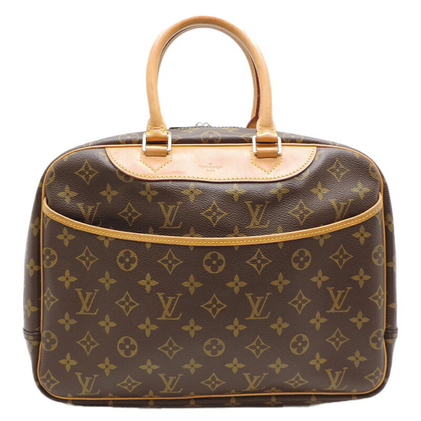 Louis Vuitton Deauville: Louis Vuitton Deauville Brand: Louis Vuitton Model: Deauville Color: Brown Material: Canvas Dimensions: 31cm x 40cm x 10cm Country of Origin: France Comments: In the world of luxury fashion Louis Vuit