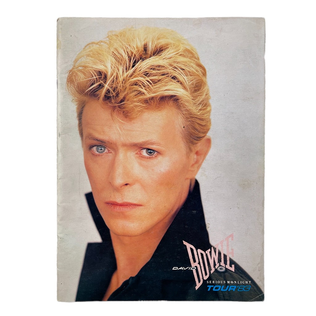 1983 David Bowie Serious Moonlight Tour Program: 1983 David Bowie Serious Moonlight Tour Program Original 1983 David Bowie Serious Moonlight Tour Program . This is a true vintage program, not a modern reproduction. Please use photos for reference to