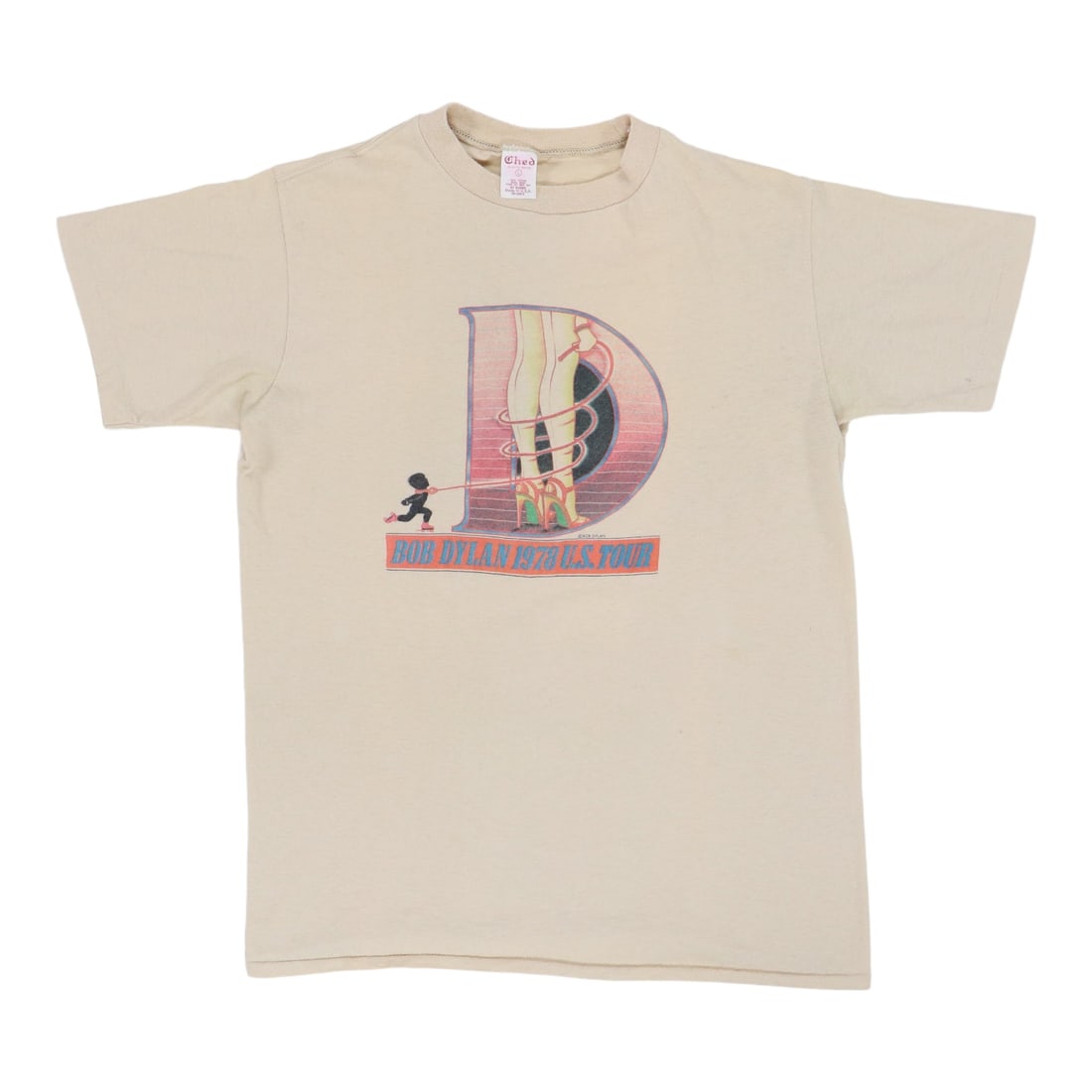 1978 Bob Dylan US Tour Shirt: 1978 Bob Dylan US Tour Shirt Original 1978 Bob Dylan US Tour Shirt. This is a true vintage shirt, not a modern reproduction. Sizes vary so please use measurements for best idea on fit. No back graphic