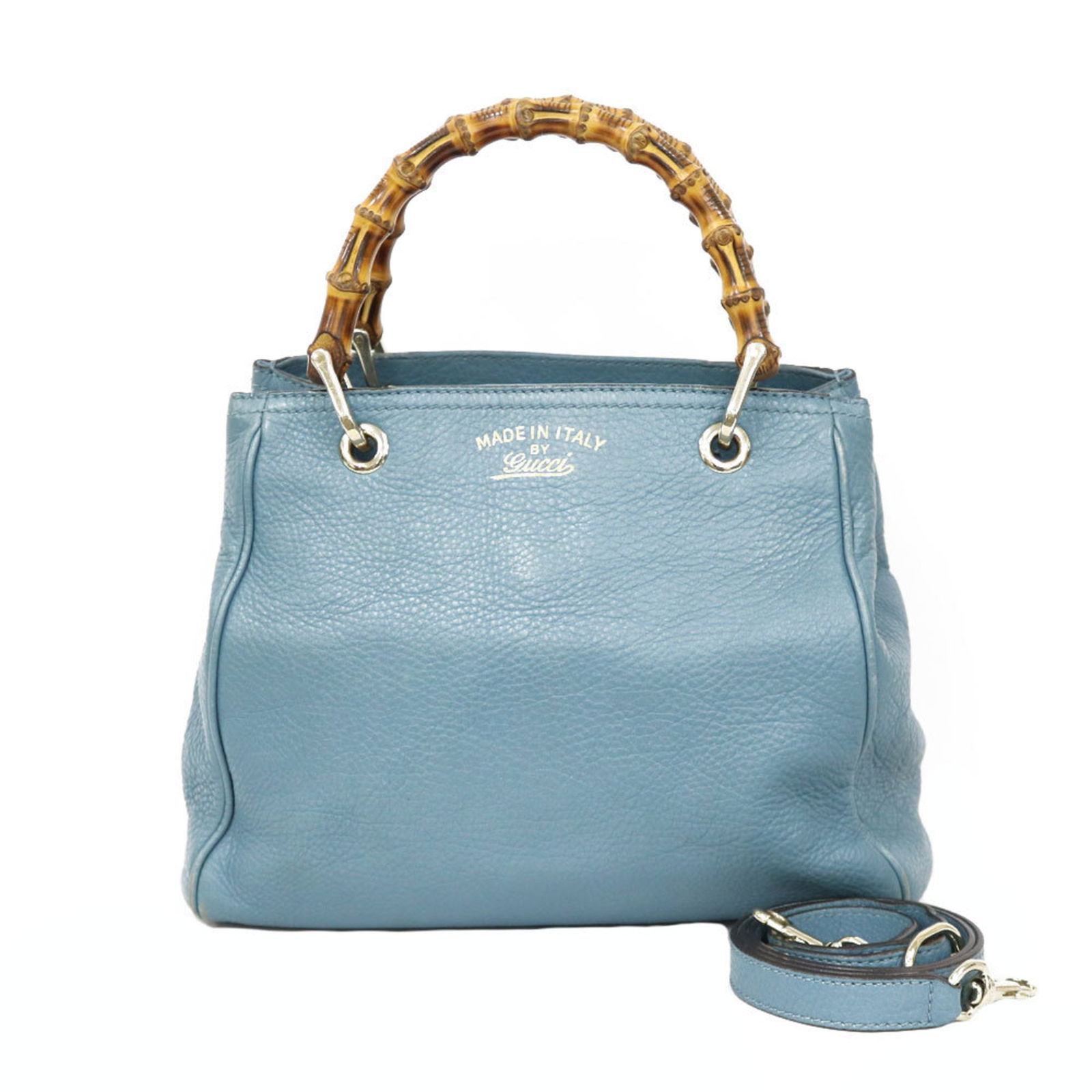GUCCI Gucci Shoulder Bag Bamboo Handbag Blue Ladies: GUCCI Gucci Shoulder Bag Bamboo Handbag Blue Ladies Brand: Gucci Model: Handbag Country of Origin: Italy Type: Handbag Shoulder bag Material: Bamboo Bamboo: Color: Blue Outer Pocket: Open pocket Open