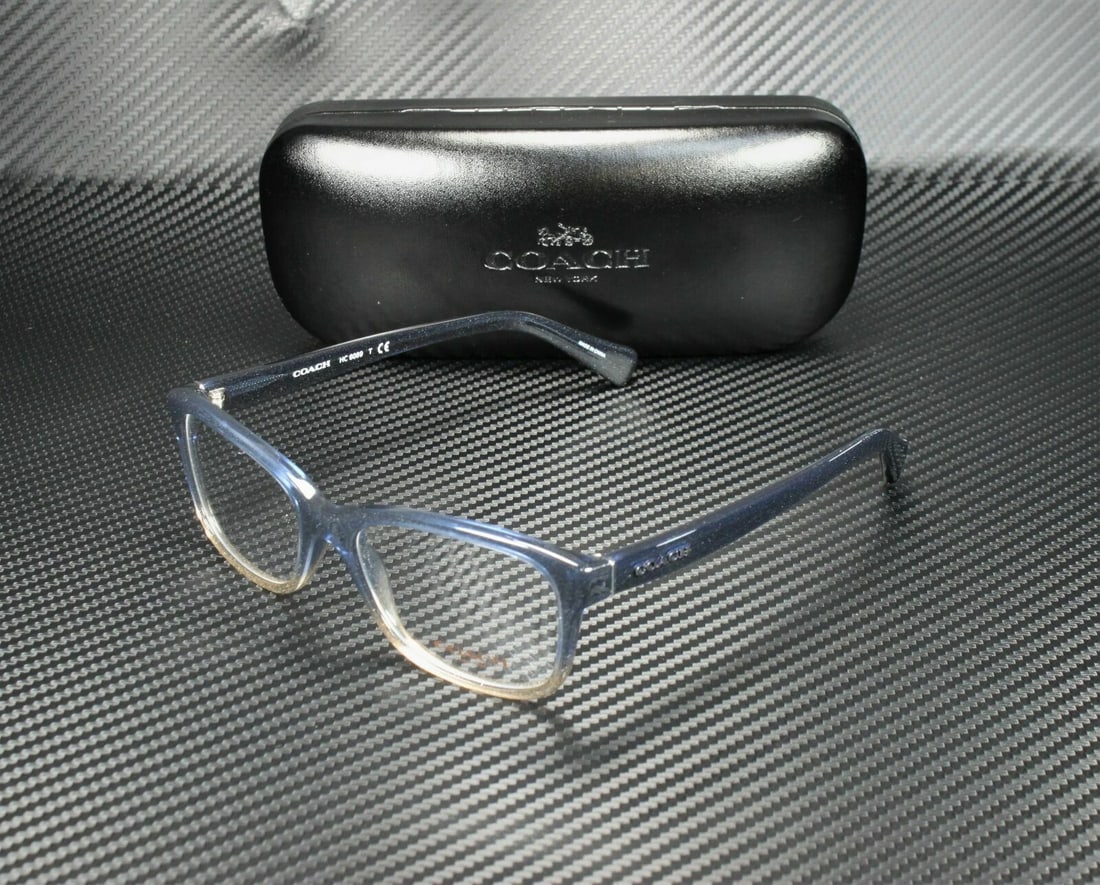 COACH HC6089 5474 Blue Beige Rectangle Womens 51 mm Eyeglasses: COACH HC6089 5474 Blue Beige Rectangle Womens 51 mm Eyeglasses Style: Rectangle Type: Eyeglasses Frame Color: Beige New The Mynt Guarantee: All items in this auction are guaranteed to be 100% authenti