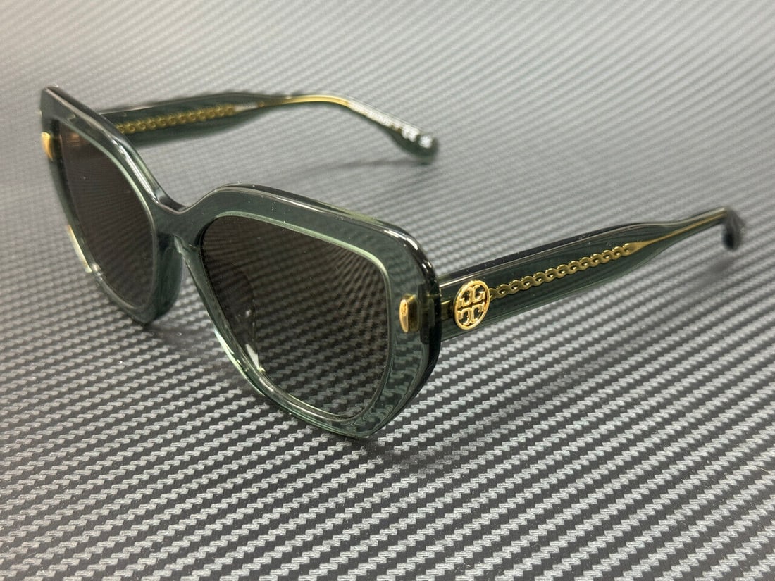 TORY BURCH TY7194U 194111 Green Grey Womens 55 mm Sunglasses: TORY BURCH TY7194U 194111 Green Grey Womens 55 mm Sunglasses Frame Color: Green Type: Sunglasses New The Mynt Guarantee: All items in this auction are guaranteed to be 100% authentic. At Your Service: