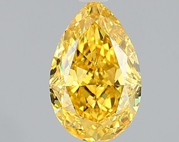 Ideal Loose Diamond - Pear 1.0ct Fancy Vivid Yellow: Ideal Loose Diamond - Pear 1.0ct Fancy Vivid Yellow Ideal Cut: Yes Source: This is a real non-mined Diamond that has been grown in a lab Shape: Pear Carats: 1.0 Color: Fancy Vivid Yellow Clarity: VVS2