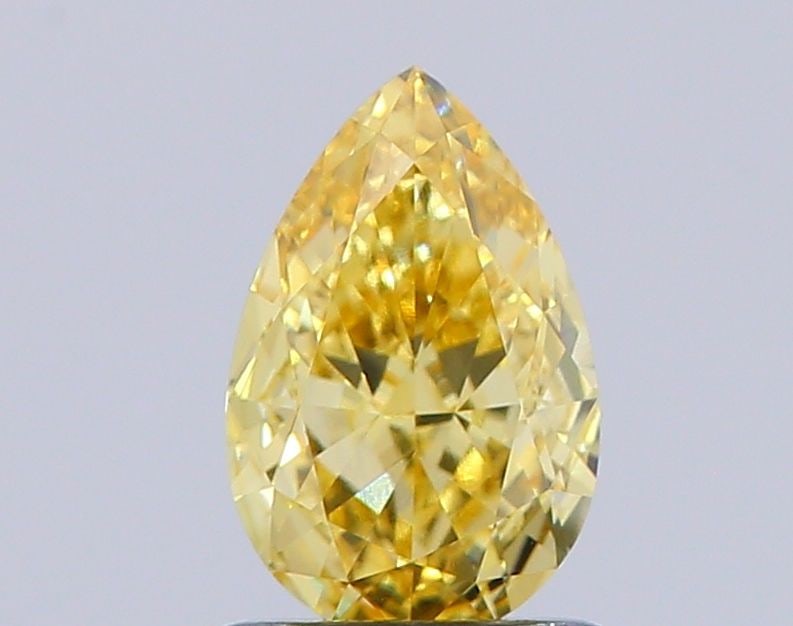 Ideal Loose Diamond - Pear 1.1ct Fancy Intense Yellow: Ideal Loose Diamond - Pear 1.1ct Fancy Intense Yellow Ideal Cut: Yes Source: This is a real non-mined Diamond that has been grown in a lab Shape: Pear Carats: 1.1 Color: Fancy Intense Yellow Clarity: 