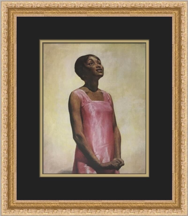 James Chapin Ruby Green Singing Custom Framed Print: James Chapin Ruby Green Singing Custom Framed Print Unit Of Sale: Single Piece Artist: James Chapin Size: Medium Custom Bundle: No Item Length: 14 in Region Of Origin: United States Framing: Matted &