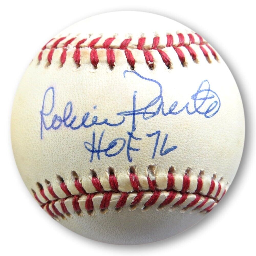 Robin Roberts Signed Autograph NL Baseball Phillies HOF 76 Inscribed JSA: Robin Roberts Signed Autograph NL Baseball Phillies HOF 76 Inscribed JSA Sport: Baseball Product: Ball Original/Reprint: Original Player: Robin Roberts Team: Philadelphia Phillies Autograph Authentica