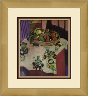 Henri Matisse Basket of Oranges Custom Framed Print: Henri Matisse Basket of Oranges Custom Framed Print Unit Of Sale: Single-Piece Work Artist: Henri Matisse Size: Medium Item Length: 14 in Region Of Origin: united states Framing: Matted & Framed Perso