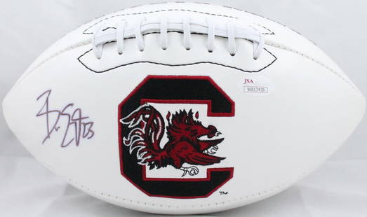 Bruce Ellington Autographed South Carolina Gamecocks Logo Football- JSA W: Bruce Ellington Autographed South Carolina Gamecocks Logo Football- JSA W Sport: Football Original/Reprint: Original Autograph Authentication: James Spence (JSA) Pre-Owned While the lot images