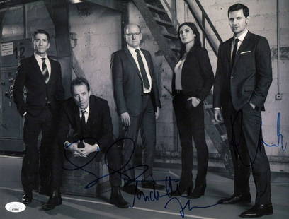 Berlin Station Multi Autographed 11X14 Photo Armitage Orser Forbes JSA: Berlin Station Multi Autographed 11X14 Photo Armitage Orser Forbes JSA Object Type: Photograph Industry: Television Original/Reproduction: Original Signed By: Richard Armitage Michelle Forbes Autograp