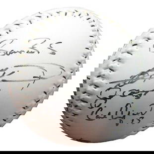 2004 All Star Signed Oversized Baseball Pujols Bonds Thome Piazza Guerrero JSA: 2004 All Star Signed Oversized Baseball Pujols Bonds Thome Piazza Guerrero JSA Country/Region of Manufacture: United States Product: Ball Player: Albert Pujols Product Type: Autographed Baseball