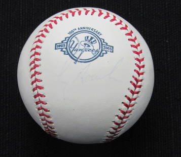 Gary Roenicke Signed/Auto Yankees 100th OML Baseball JSA  186943: Gary Roenicke Signed/Auto Yankees 100th OML Baseball JSA 186943 Original/Reprint: Original Product: Ball Signed: Yes Sport: Baseball Team: New York Yankees Autograph Authentication: JSA Player: Gary R