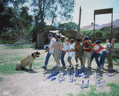 The Sandlot Autographed/Inscribed by 8 Actors 16x20 Photo PSA/DNA 177591: The Sandlot Autographed/Inscribed by 8 Actors 16x20 Photo PSA/DNA 177591 Autograph Authentication: Professional Sports (PSA/DNA) Industry: Movies Original/Reproduction: Original Original/Reprint: