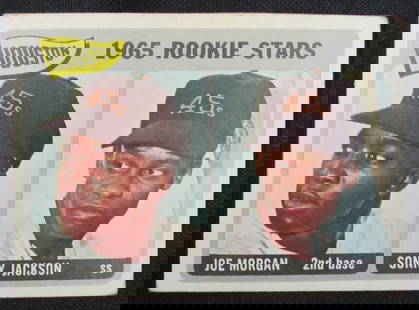 1965 Topps Rookie Joe Morgan/Sonny Jackson #16 Card Colt 45s 176795: 1965 Topps Rookie Joe Morgan/Sonny Jackson #16 Card Colt 45s 176795 Sport: Baseball Product: Photo Original/Reprint: Original Team: Colt 45"s Autograph Authentication: Seller League: MLB Pre-Owned 