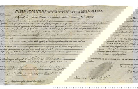 Andrew Jackson Signed 9.75x15.75 1830 Land Grant Document BAS #AD04262: Andrew Jackson Signed 9.75x15.75 1830 Land Grant Document BAS #AD04262 Autograph Authentication: Beckett Original/Reproduction: Original Product Coa: Beckett Product Signed By Name: Andrew Jackson 