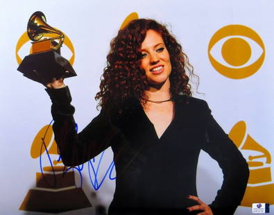 Jess Glynne Signed Autographed 11X14 Photo Holding Grammy Award: Jess Glynne Signed Autographed 11X14 Photo Holding Grammy Award Industry: Music Object Type: Photograph Original/Reproduction: Original Autograph Authentication: Global Authentics (GAI) Player: Jess G