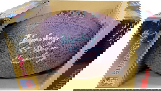 Hopalong Cassidy Autographed Football 55 Heisman Ohio State Buckeyes JSA: Hopalong Cassidy Autographed Football 55 Heisman Ohio State Buckeyes JSA Sport: Football Product: Ball Original/Reprint: Original Player: Hopalong Cassidy Team: Ohio State Buckeyes Autograph