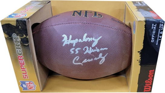 Hopalong Cassidy Autographed Football 55 Heisman Ohio State Buckeyes JSA: Hopalong Cassidy Autographed Football 55 Heisman Ohio State Buckeyes JSA Sport: Football Product: Ball Original/Reprint: Original Player: Hopalong Cassidy Team: Ohio State Buckeyes Autograph Authentic