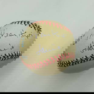 Frankie Laine Signed Autographed American League Baseball With JSA COA: Frankie Laine Signed Autographed American League Baseball With JSA COA Industry: Movies Original/Reproduction: Original Autograph Authentication: James Spence (JSA) Product: Ball Original/Reprint:
