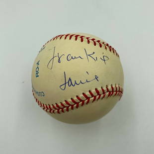 Frankie Laine Signed Autographed American League Baseball With JSA COA: Frankie Laine Signed Autographed American League Baseball With JSA COA Industry: Movies Original/Reproduction: Original Autograph Authentication: James Spence (JSA) Product: Ball Original/Reprint: Ori