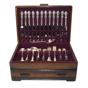 Princess Elizabeth by National Silver Sterling Flatware- SET for 12