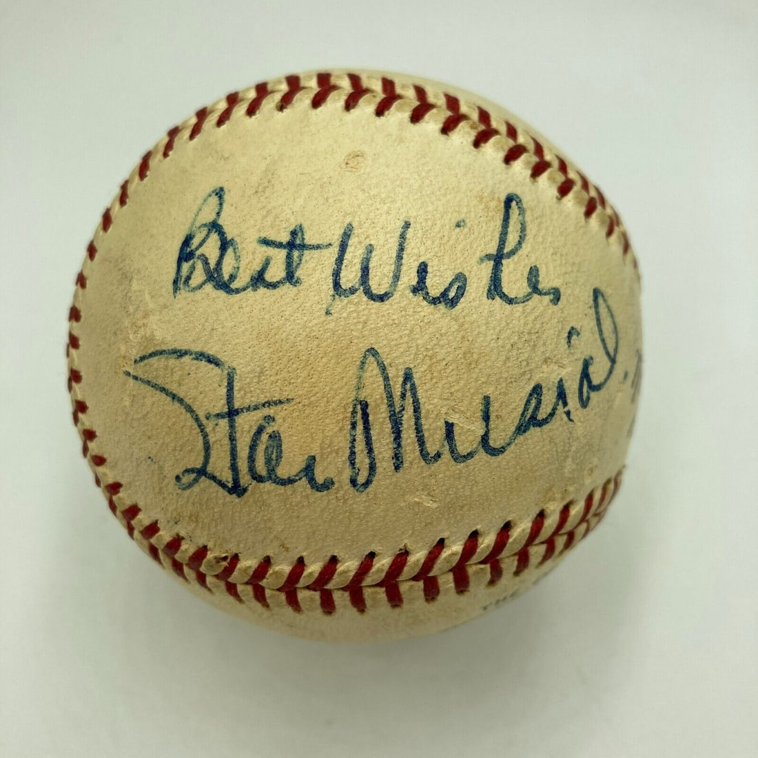 Stan Musial Playing Days Signed 1950s National League Giles Baseball PSA DNA: Stan Musial Playing Days Signed 1950s National League Giles Baseball PSA DNA Sport: Baseball Player: Stan Musial Signed: Yes Original/Reprint: Original Autograph Authentication: Professional Sports Au