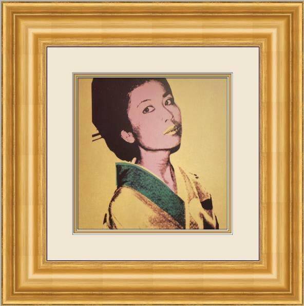 Andy Warhol POP ART - Kimiko Powers 1971 Custom Framed Print: Andy Warhol POP ART - Kimiko Powers 1971 Custom Framed Print Features: Framed Matted Region Of Origin: united states Item Width: 18 in Title: Kimiko Powers 1971 Production Technique: Lithography Item
