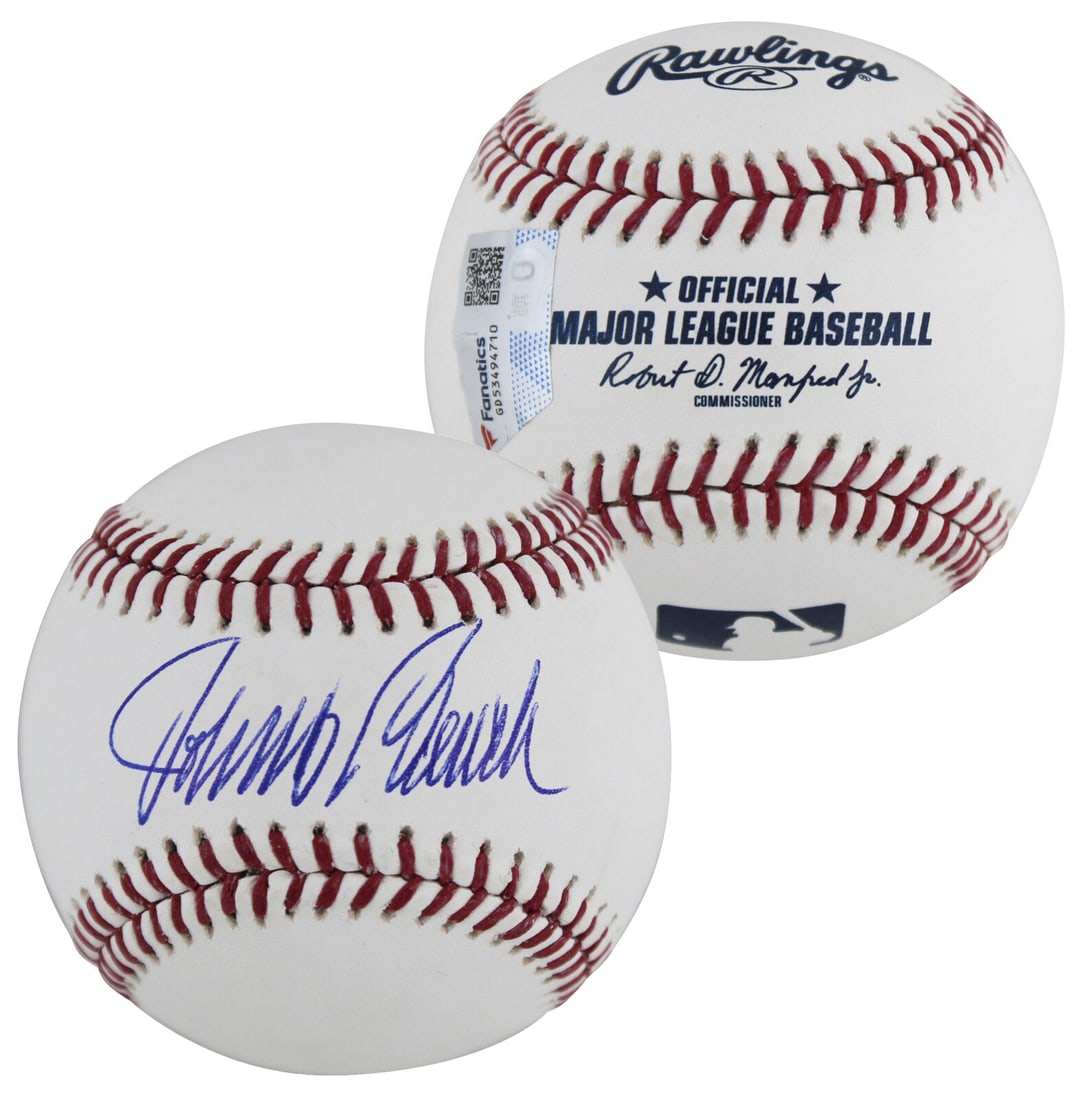 Reds Johnny Bench Signed Robert Manfred Oml Baseball Fanatics: Reds Johnny Bench Signed Robert Manfred Oml Baseball Fanatics Sport: Baseball Product: Ball Original/Reprint: Original Player: Johnny Bench Team: Cincinnatti Reds Autograph Authentication: FAN Product