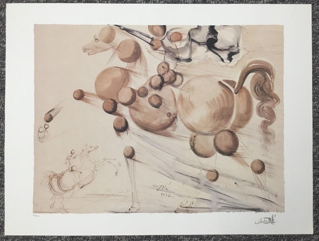 Salvador Dali - The Transparent Horse L/ED Offset Lithograph: Salvador Dali - The Transparent Horse L/ED Offset Lithograph Artist: Salvador Dali Unit Of Sale: Single Piece Signed By: Salvador Dali Size: Medium (up to 36in.) Item Length: 33 in Region Of Origin: u