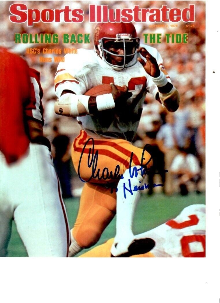 Charles White Signed Autographed 8x10 Photo USC Trojans Running Back W/ COA: Charles White Signed Autographed 8x10 Photo USC Trojans Running Back W/ COA Sport: Football Product: Photo Original/Reprint: Original Player: Charles White Team: USC Trojans Pre-Owned While the lot im