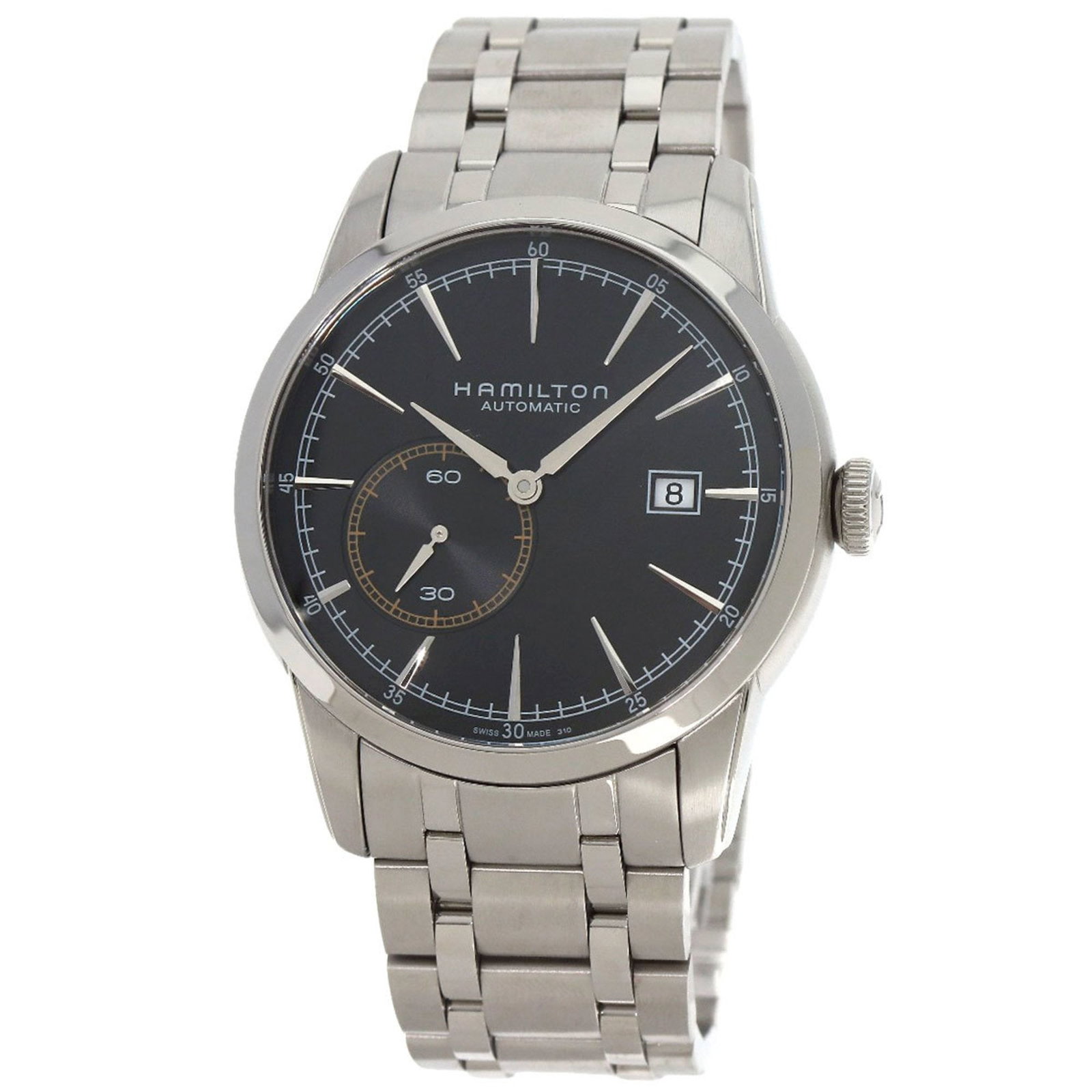 Hamilton H405150 American Classic Railroad Watch Stainless Steel SS Men's HAMILTON: Hamilton H405150 American Classic Railroad Watch Stainless Steel SS Men's HAMILTON Brand: Hamilton Type: Wristwatch Gender: Men Material (Case): Stainless steel Material (Band): Stainless steel Color: