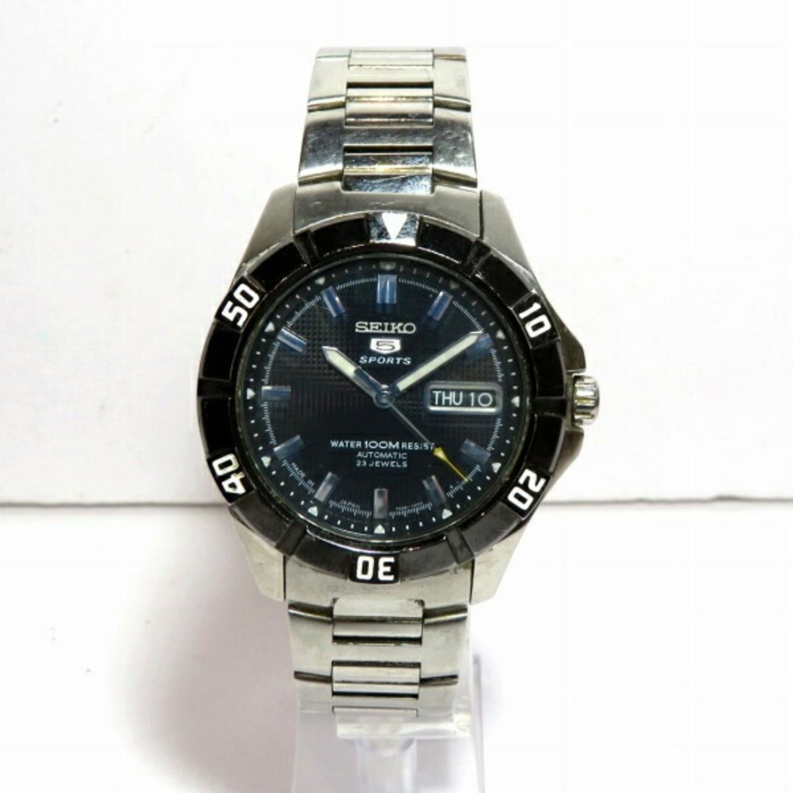 Seiko 5 7S36-01X0 Automatic Black Dial Watch Men's Wristwatch: Seiko 5 7S36-01X0 Automatic Black Dial Watch Men's Wristwatch Brand: Seiko Type: Wristwatch Gender: Men Material (Case): Stainless steel Color (Dial): Black Movement: Self Winding (Automatic) Case Dia