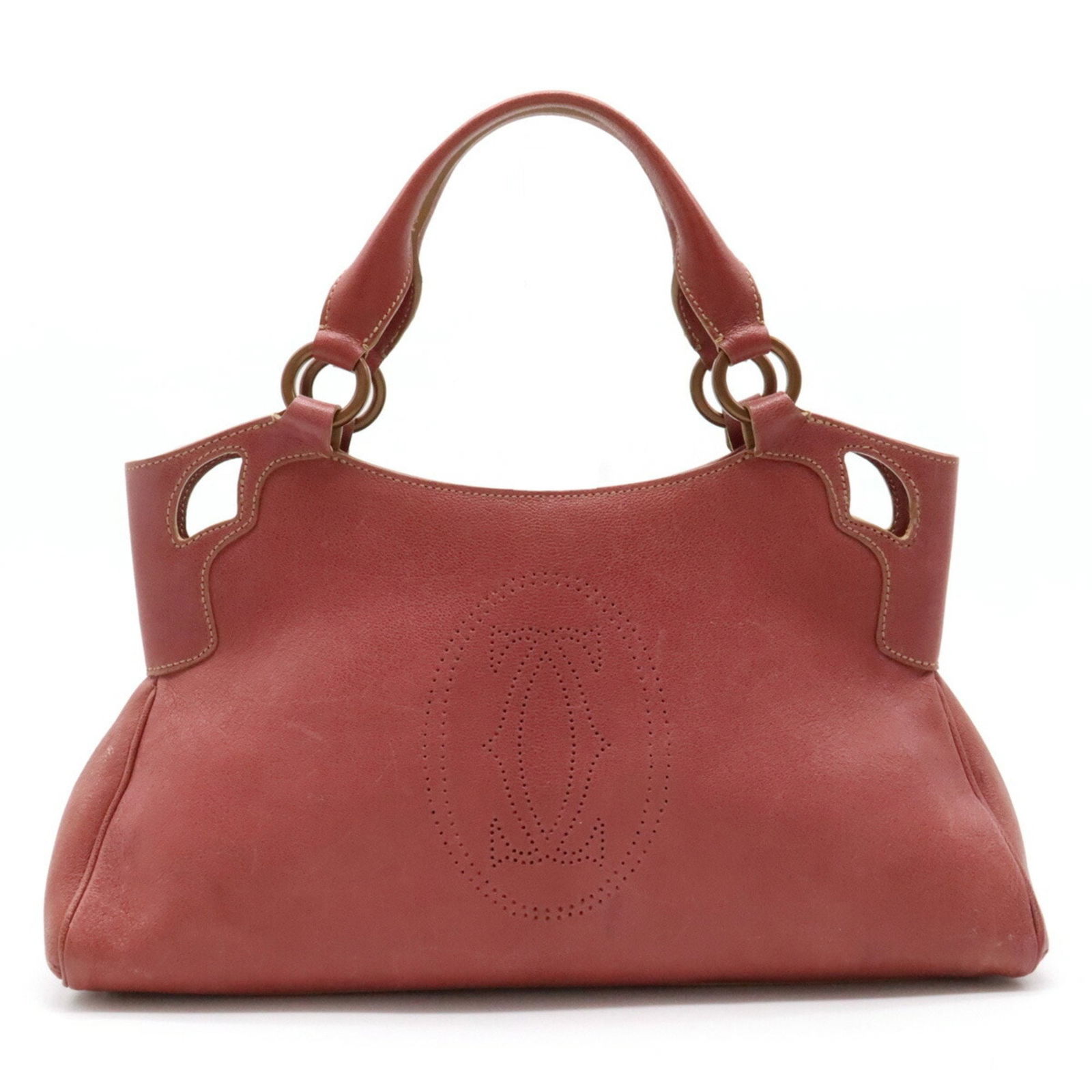 Cartier Marcello de Handbag Tote Bag Leather Old Rose Pink: Cartier Marcello de Handbag Tote Bag Leather Old Rose Pink Brand: Cartier Line: Marcello Type: Handbag Tote bag Material: Leather Leather: Gender: Men Women Unisex Size (HxWxD): 18.5cm x 35.5cm x 11cm