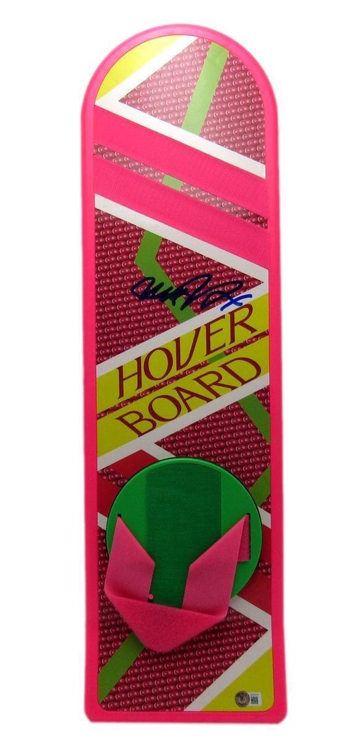 Michael J Fox Autographed "Back to the Future" Hoverboard Beckett 174216: Michael J Fox Autographed "Back to the Future" Hoverboard Beckett 174216 Industry: Movies Original/Reproduction: Original Original/Reprint: Original Product: Misc Signed: YES Pre-Owned While the lot i
