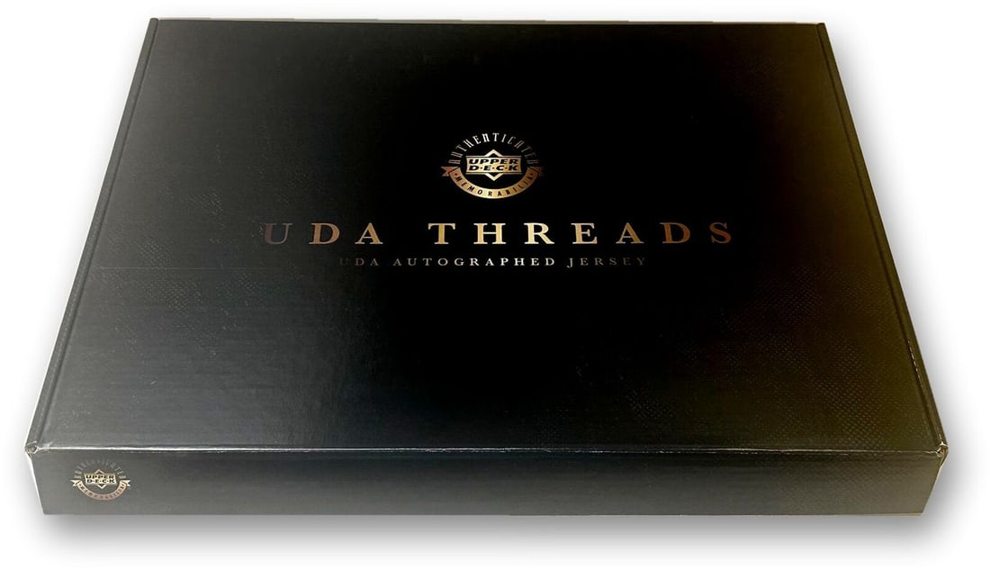 Upper Deck UDA Threads Mystery Signed Autographed Jersey (2024) Sealed: Upper Deck UDA Threads Mystery Signed Autographed Jersey (2024) Sealed Sport: Basketball Product: Jersey Original/Reprint: Original Player: Michael Jordan Tiger Woods Wayne Gretzky Autograph Authentic