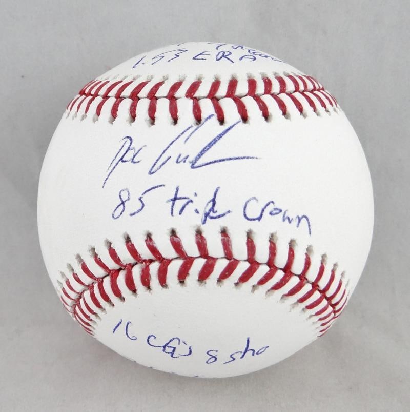 Doc Gooden Autographed Rawlings OML Baseball w/ STAT 1 Insc - JSA W *Blue: Doc Gooden Autographed Rawlings OML Baseball w/ STAT 1 Insc - JSA W *Blue Sport: Baseball-MLB Product: Ball Original/Reprint: Original Pre-Owned While the lot images are representative of the item, th