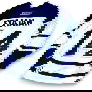 Matt Stajan Signed Autographed Jersey Maple Leafs White JSA: Matt Stajan Signed Autographed Jersey Maple Leafs White JSA Sport: Hockey Product: Jersey Original/Reprint: Original Player: Matt Stajan Team: Toronto Maple Leafs Autograph Authentication: James