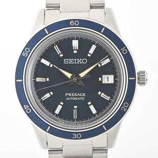 Seiko Presage Style60s Shop Limited Model SARY223: Seiko Presage Style60s Shop Limited Model SARY223 Type: Wristwatch Product information brand SEIKO model PRESAGE Style60's shop exclusive model Model number SARY223/4R35-05A0 movement automatic windin