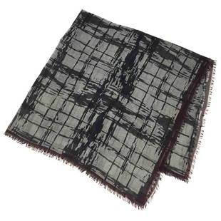 Bottega Veneta BOTTEGA VENETA Cotton Stole Shawl Black x Gray Bordeaux: Bottega Veneta BOTTEGA VENETA Cotton Stole Shawl Black x Gray Bordeaux Brand: Bottega Veneta Type: Stole Gender: Men Color: Black Bordeaux Gray Material: Cotton Cotton: Size (LxW): 1.35m x 1.35m / 53.